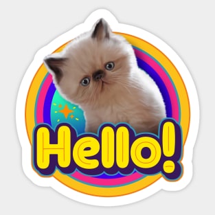 Cute Persian Kitten gift Sticker